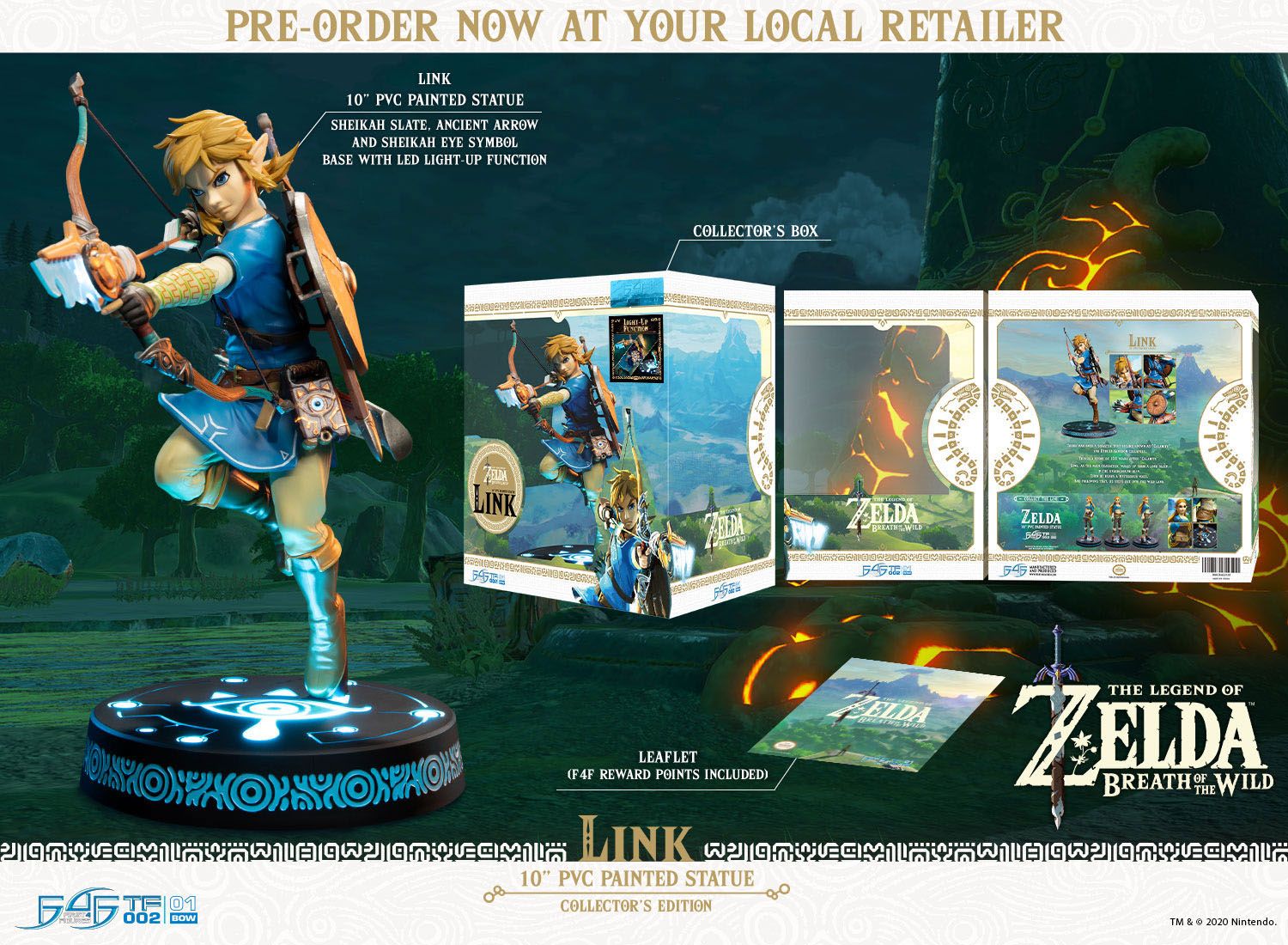 The Legend of Zelda Breath of the Wild PVC Statue Link Collector's Edition 25 cm