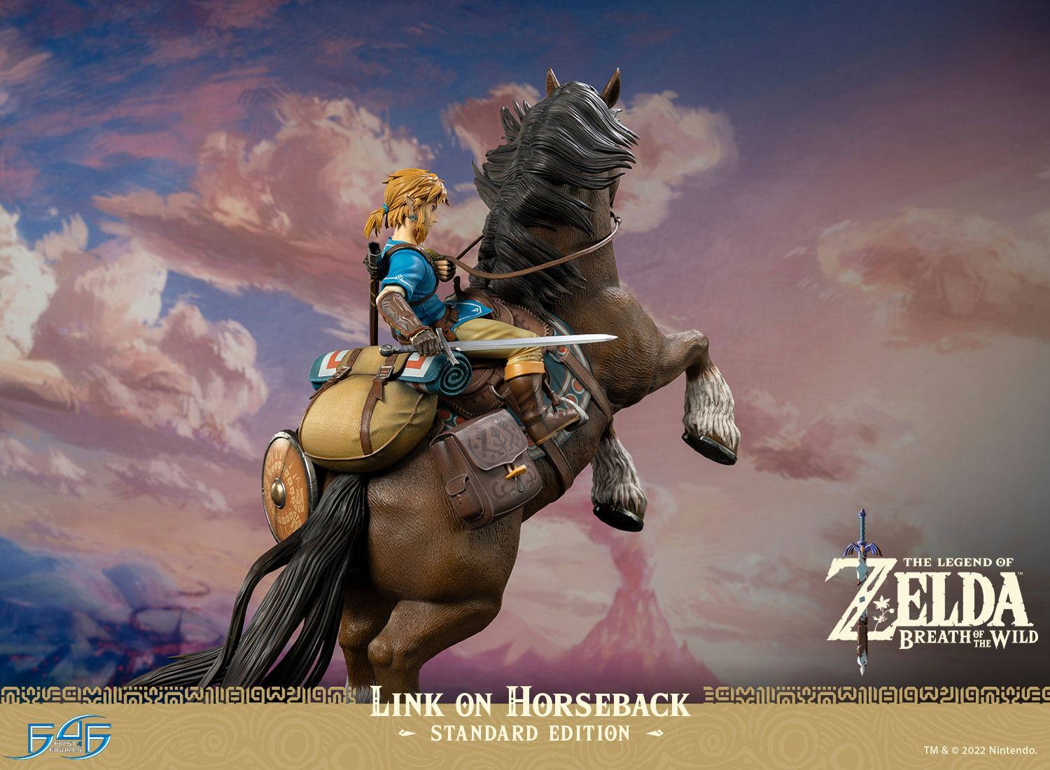 The Legend of Zelda Breath of the Wild Statue Link on Horseback 56 cm