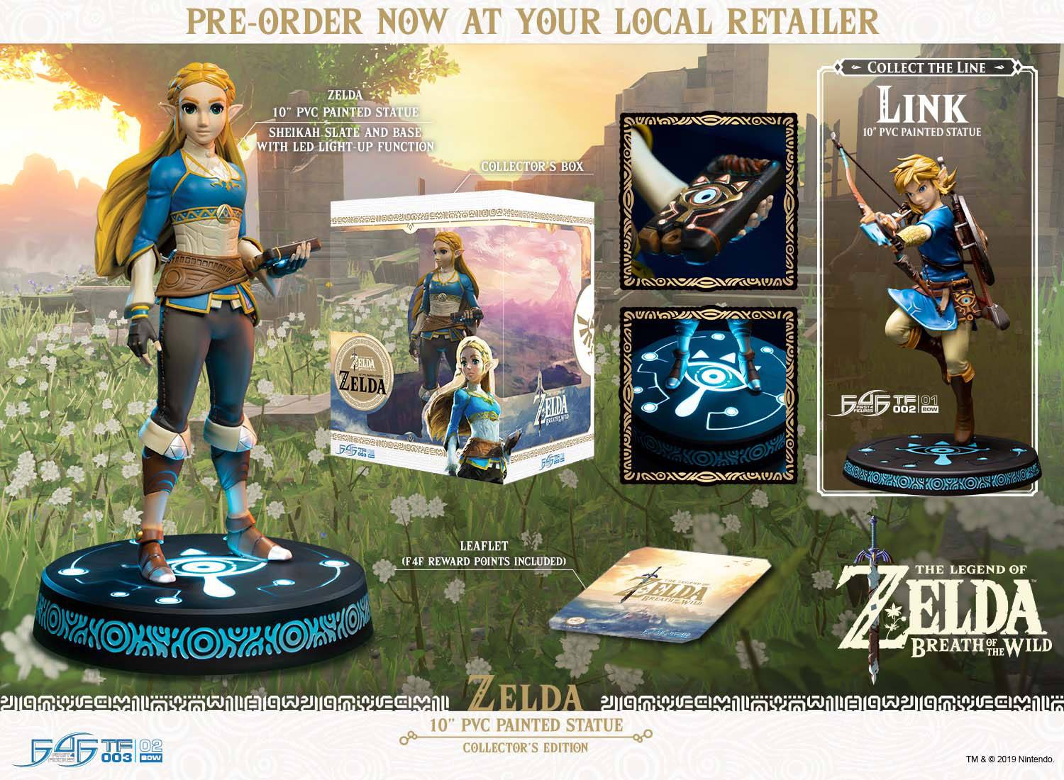 The Legend of Zelda Breath of the Wild PVC Statue Zelda Collector's Edition 25 cm