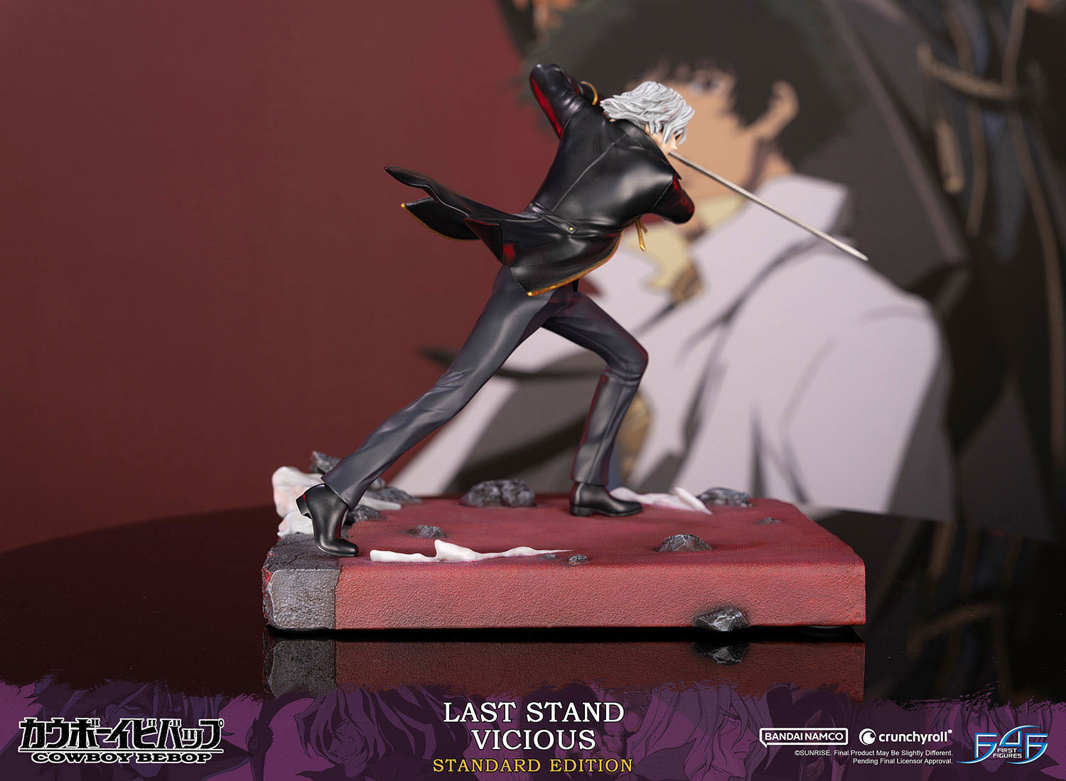 Cowboy Bebop Statue Last Stand Vicious 28 cm