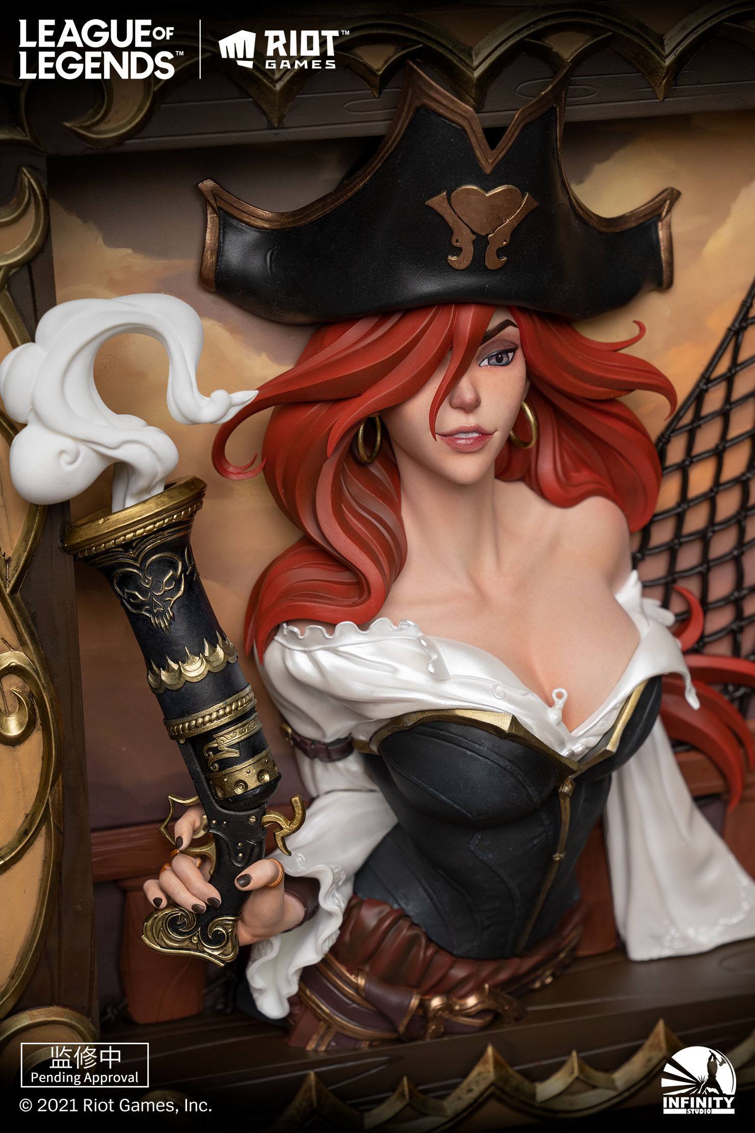 League of Legends PVC 3D Bilderrahmen The Bounty Hunter-Miss Fortune