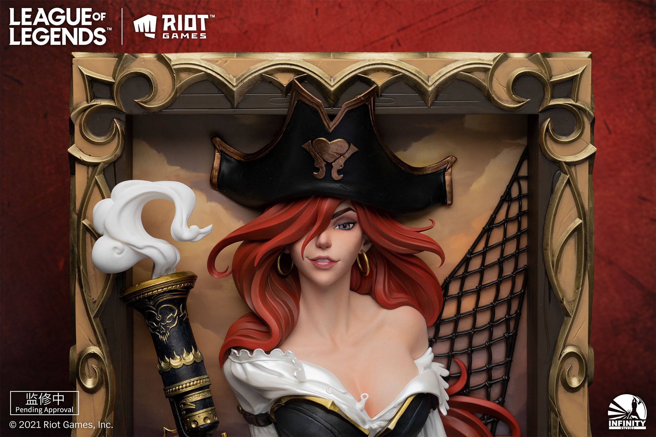 League of Legends PVC 3D Bilderrahmen The Bounty Hunter-Miss Fortune