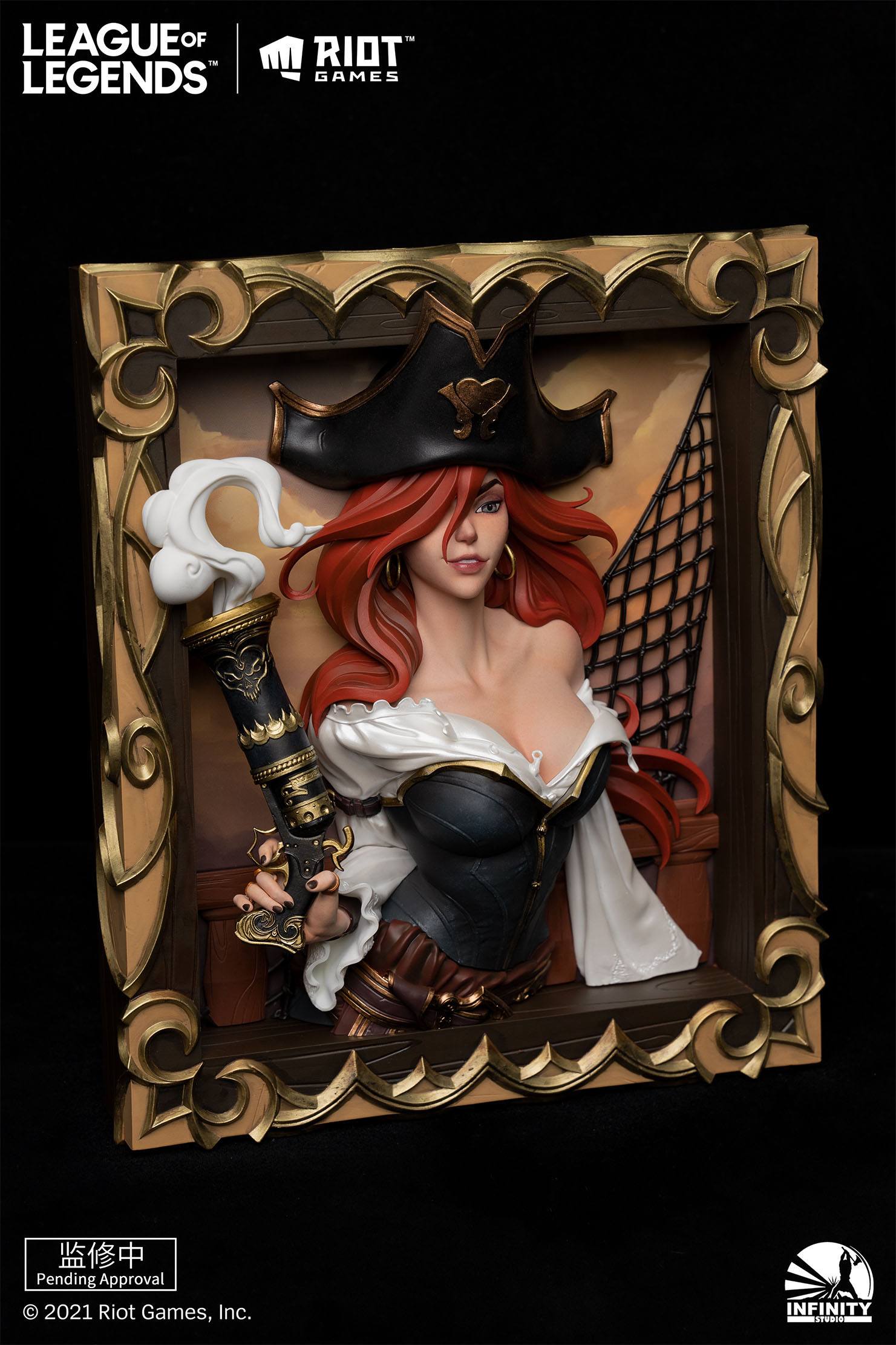 League of Legends PVC 3D Bilderrahmen The Bounty Hunter-Miss Fortune