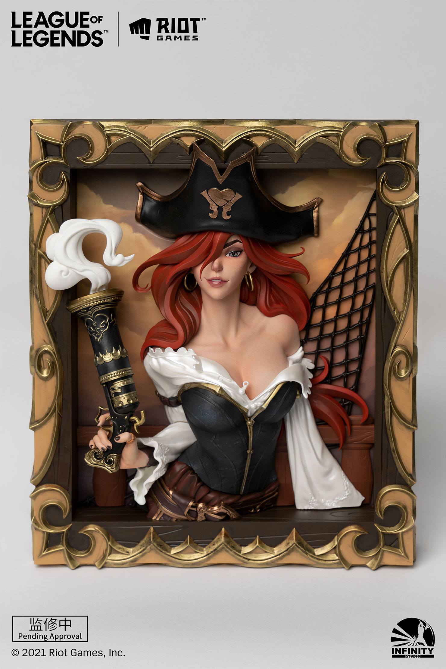 League of Legends PVC 3D Bilderrahmen The Bounty Hunter-Miss Fortune