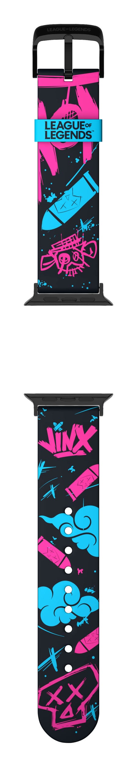 League of Legends Smartwatch-Bracelet Jinx Graffiti