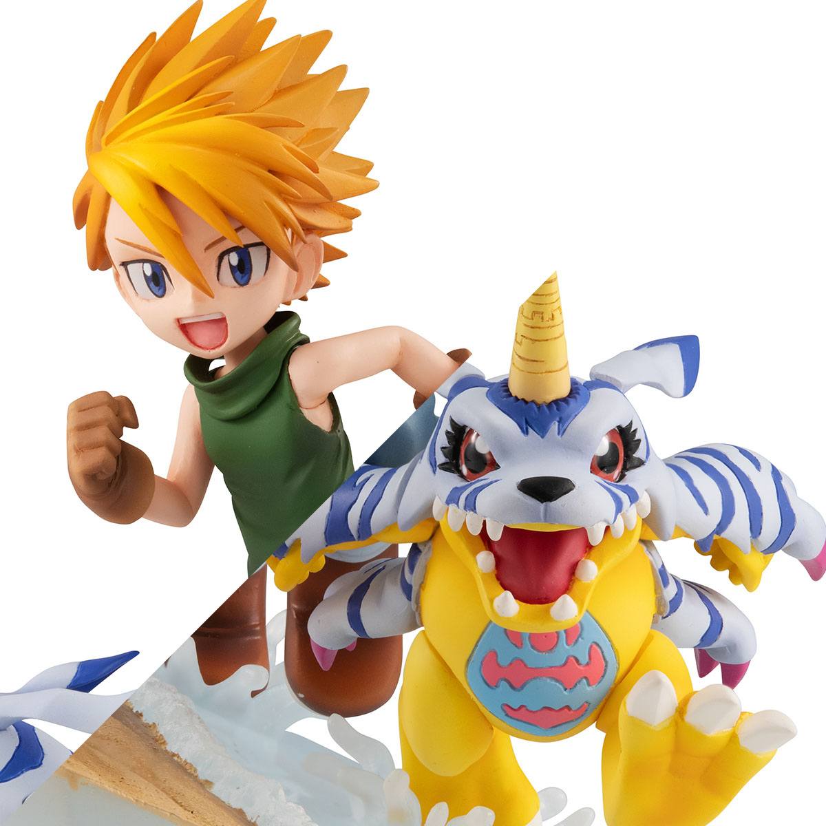 Digimon Adventure G.E.M. Serie PVC Statue Yamato Ishida & Gabumon 2022 Ver. 12 cm