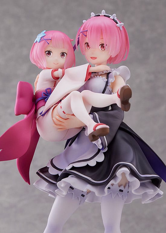 Re:Zero Starting Life in Another World PVC Statue 1/7 Ram & Childhood Ram 23 cm