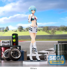 Evangelion Luminasta PVC Statue Evangelion Racing Rei Ayanami Pit Walk 21 cm