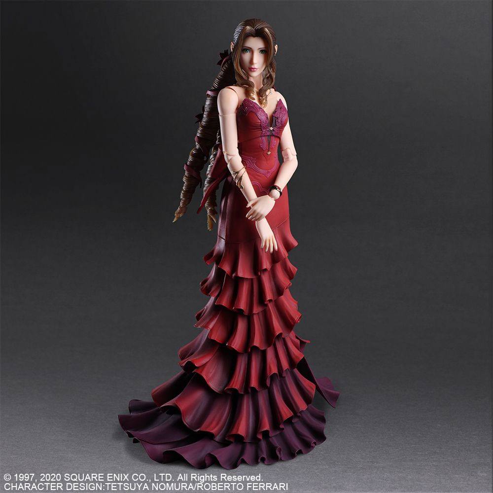 Final Fantasy VII Remake Play Arts Kai Actionfigur Aerith Gainsborough Dress Ver. 25 cm