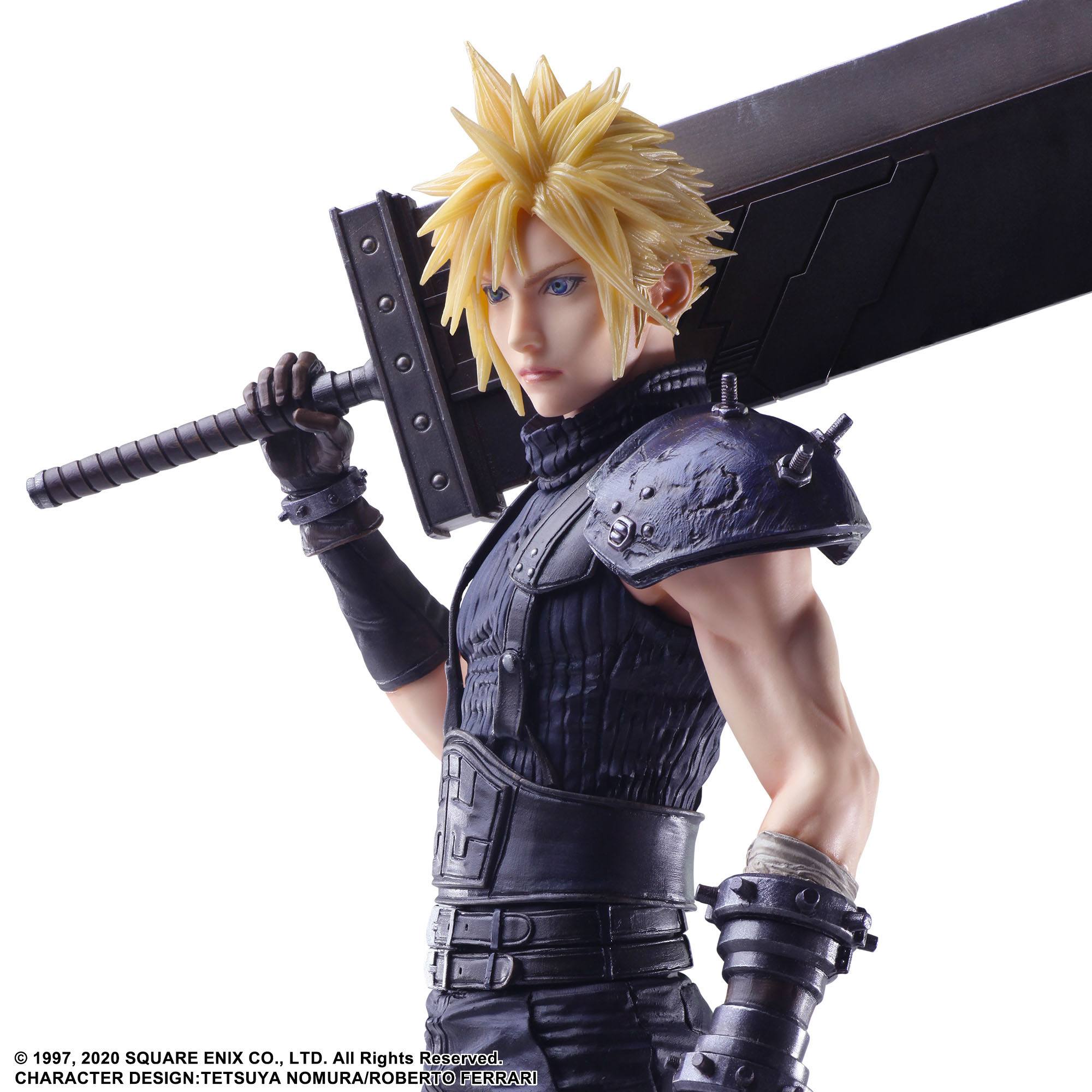 Final Fantasy VII Remake Static Arts Gallery Statue Cloud Strife 26 cm