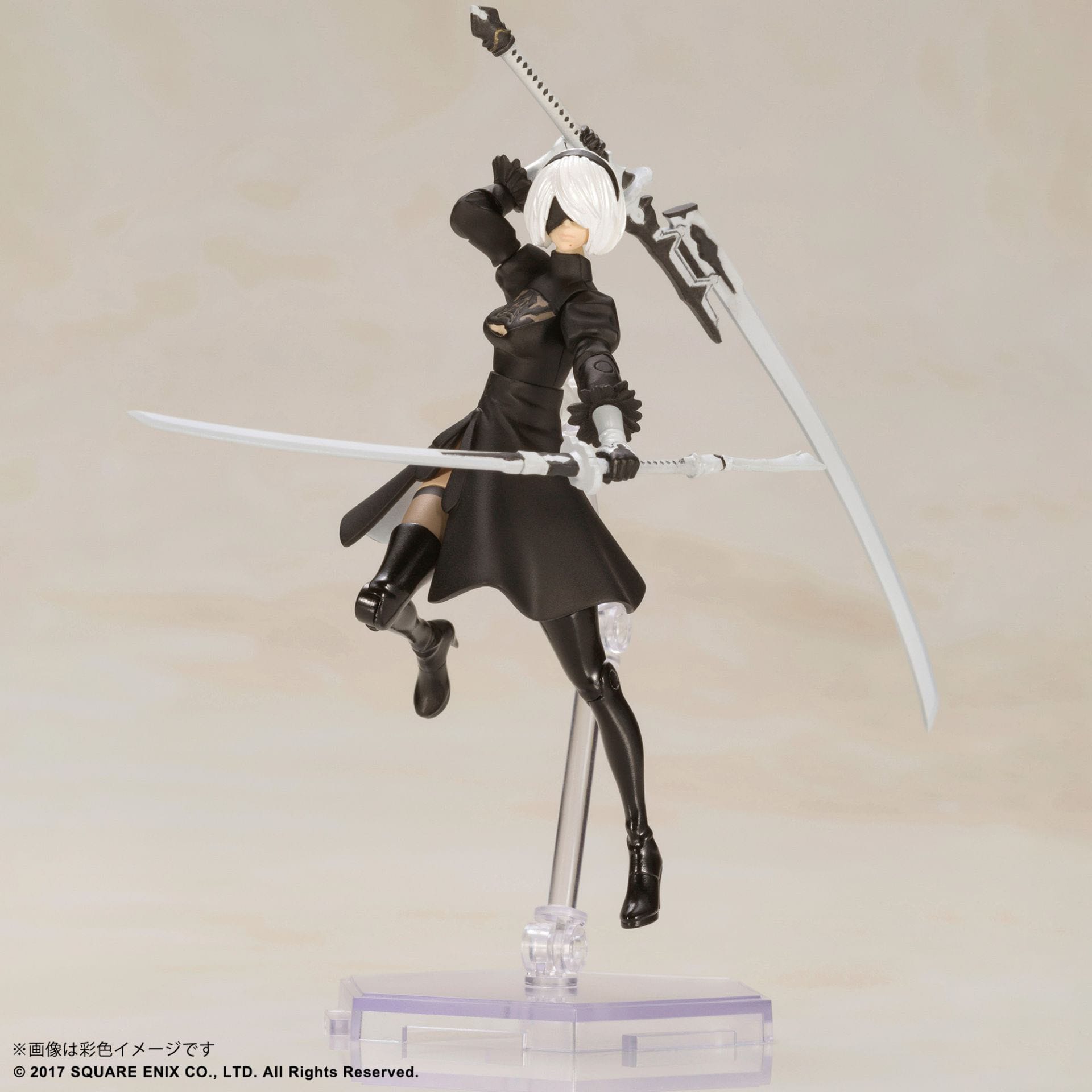 NieR Automata Actionfigur Plastic Model Kit 2B & 9S 7 cm