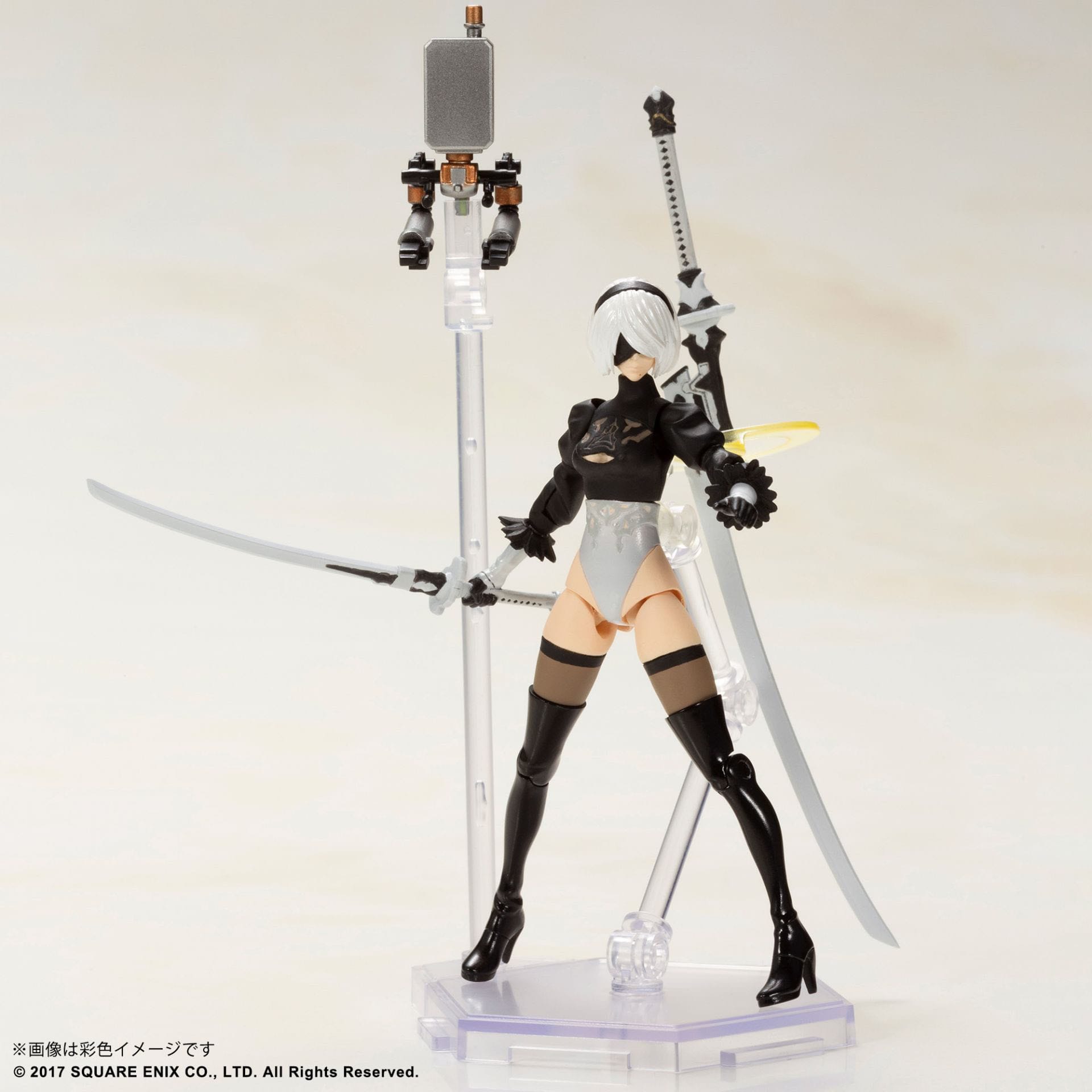 NieR Automata Actionfigur Plastic Model Kit 2B & 9S 7 cm