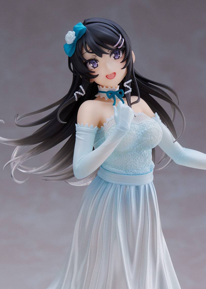 Rascal Does Not Dream of Bunny Girl Senpai Coreful PVC Statue Mai Sakurajima Party Dress Ver. 20 cm