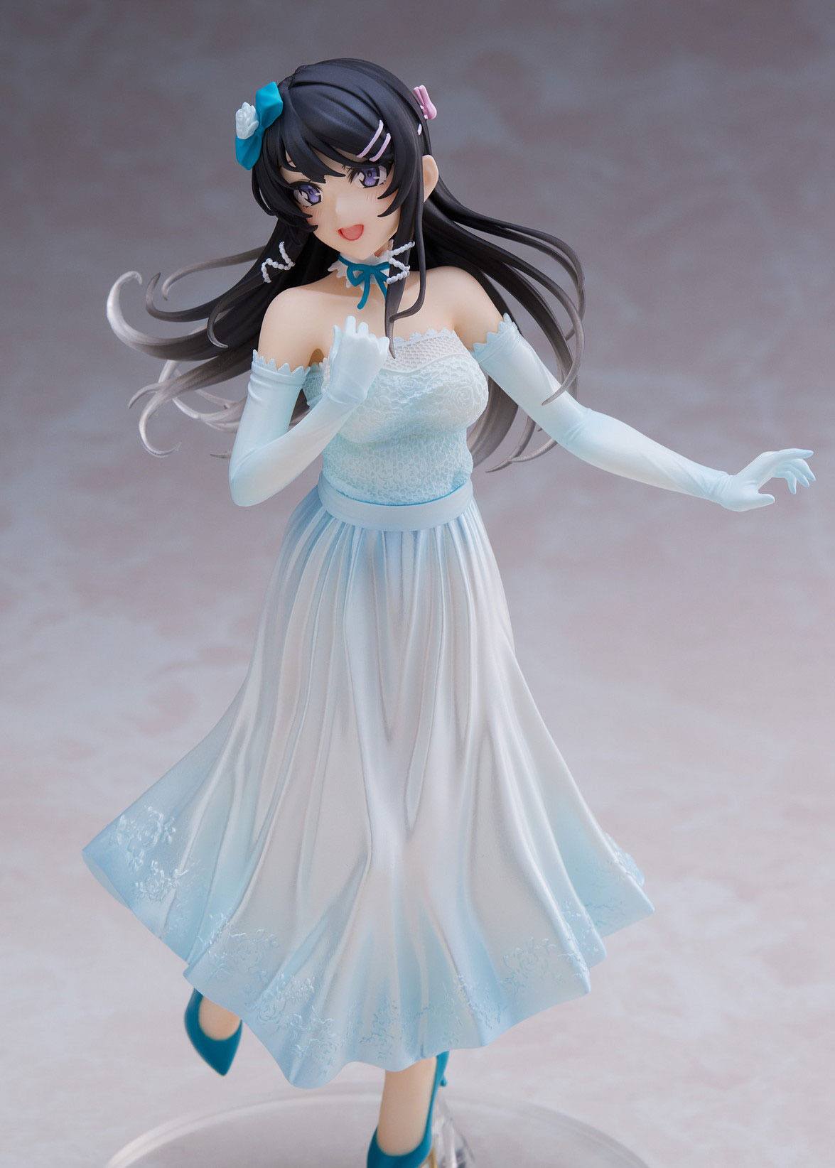 Rascal Does Not Dream of Bunny Girl Senpai Coreful PVC Statue Mai Sakurajima Party Dress Ver. 20 cm