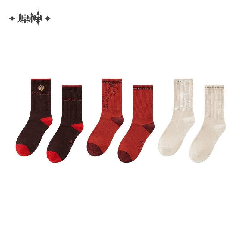 Genshin Impact Kaedehara Kazuha Theme Socks