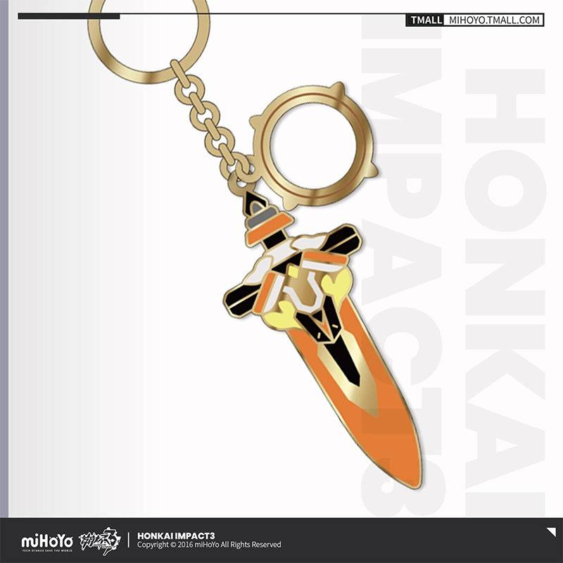 Honkai Impact 3rd Valkyrie Weapon Metal Pendant Keychain