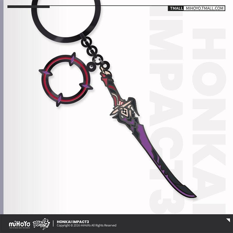 Honkai Impact 3rd Valkyrie Weapon Metal Pendant Keychain