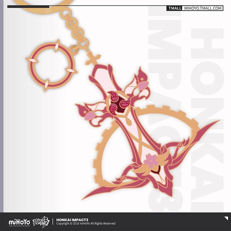 Honkai Impact 3rd Valkyrie Weapon Metal Pendant Keychain - Pardo's Shop