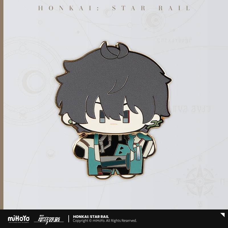 Honkai: Star Rail Chibi Version Metal Badge Series