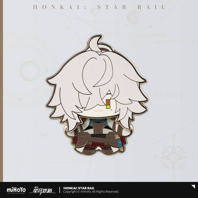 Honkai: Star Rail Chibi Version Metal Badge Series