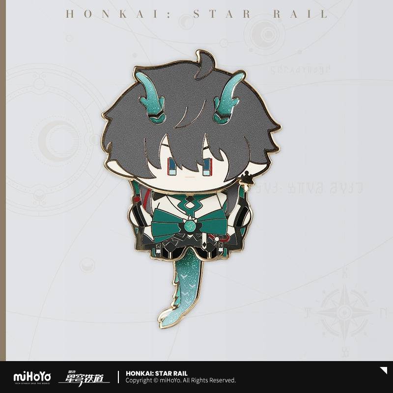 Honkai: Star Rail Chibi Version Metal Badge Series