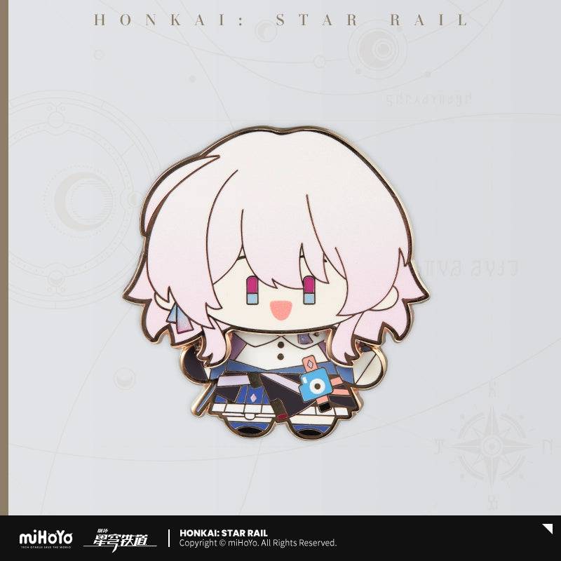 Honkai: Star Rail Chibi Version Metal Badge Series