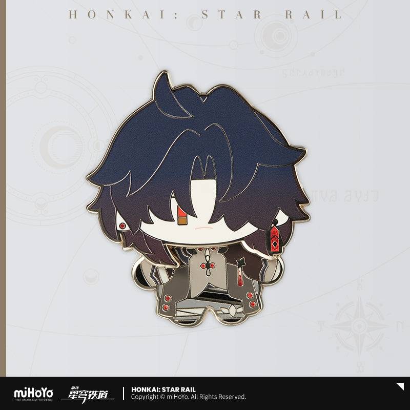 Honkai: Star Rail Chibi Version Metal Badge Series