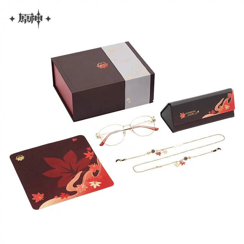 Genshin Impact Kaedehara Kazuha Theme Series Glasses Gift Box