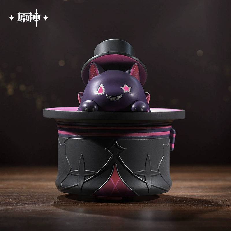 Genshin Impact Magic Show Series Lyney Hat Cat Runable Toy