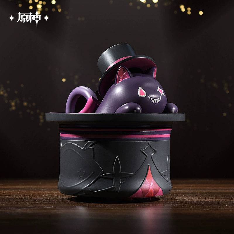 Genshin Impact Magic Show Series Lyney Hat Cat Runable Toy