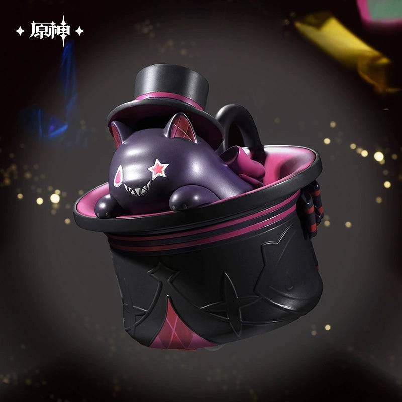 Genshin Impact Magic Show Series Lyney Hat Cat Runable Toy