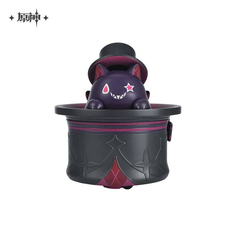 Genshin Impact Magic Show Series Lyney Hat Cat Runable Toy