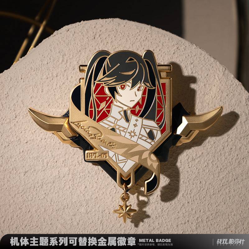 Punishing: Gray Raven Lucia Pyroath Theme  Metal Badge
