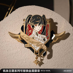 Punishing: Gray Raven Lucia Pyroath Theme  Metal Badge