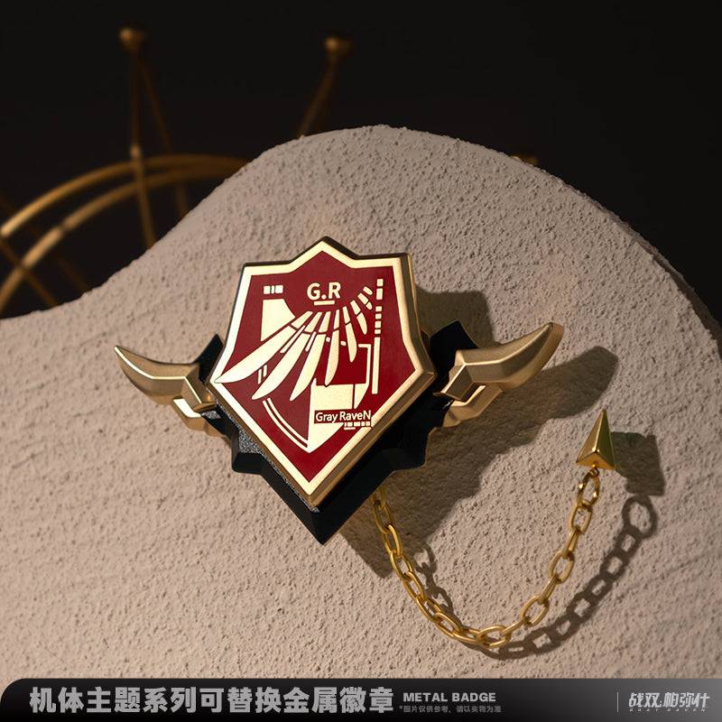 Punishing: Gray Raven Lucia Pyroath Theme  Metal Badge
