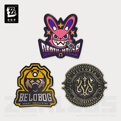 Zenless Zone Zero Faction Series Metal Badges