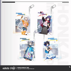 Honkai Impact 3rd Acrylic Quicksand Keychain Summer Carnival Series