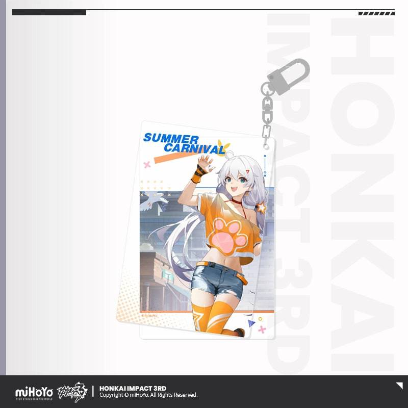 Honkai Impact 3rd Acrylic Quicksand Keychain Summer Carnival Series