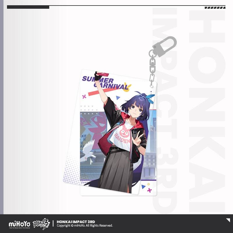 Honkai Impact 3rd Acrylic Quicksand Keychain Summer Carnival Series