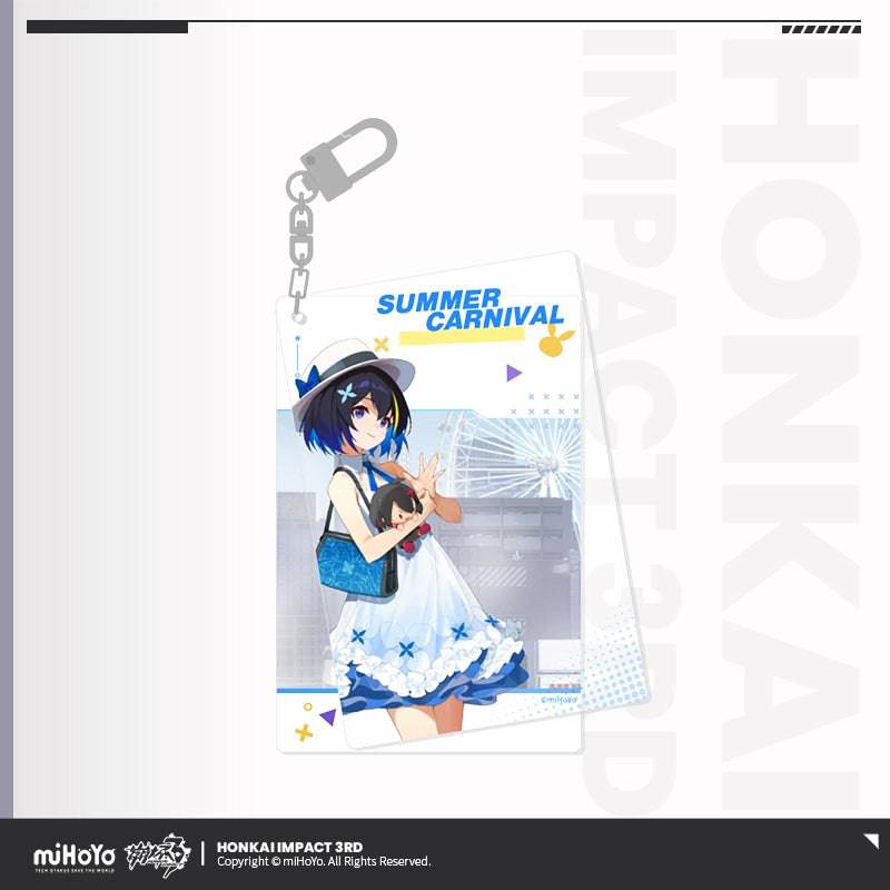 Honkai Impact 3rd Acrylic Quicksand Keychain Summer Carnival Series