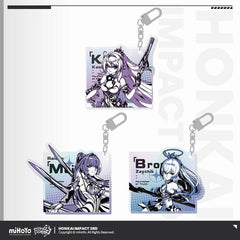Honkai Impact 3rd Main Trio Series Acrylic Pendant
