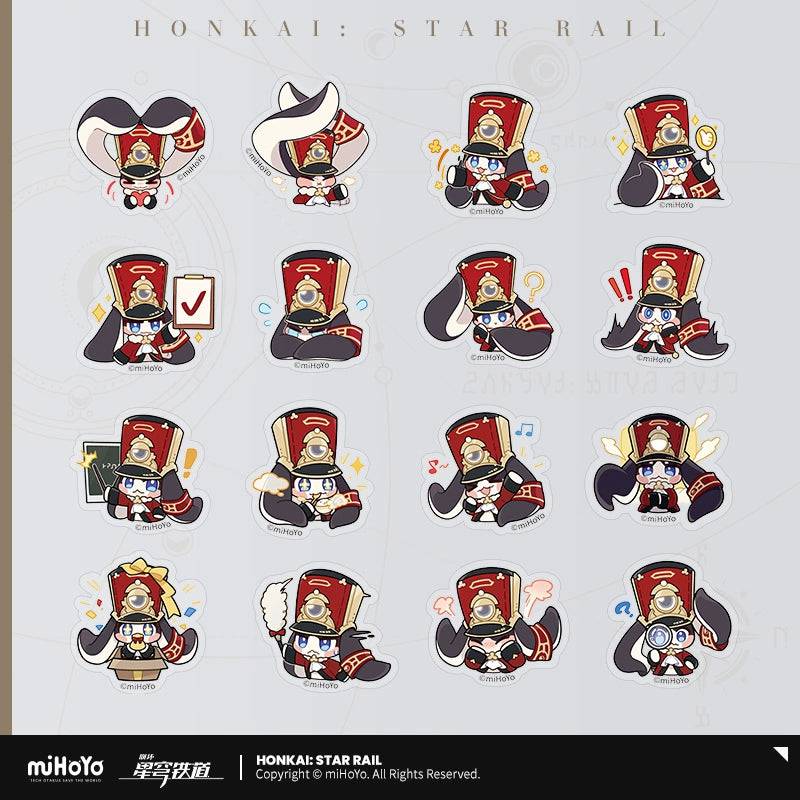 Honkai: Star Rail Pom-Pom Exhibition Hall Series Q Sticker Pack