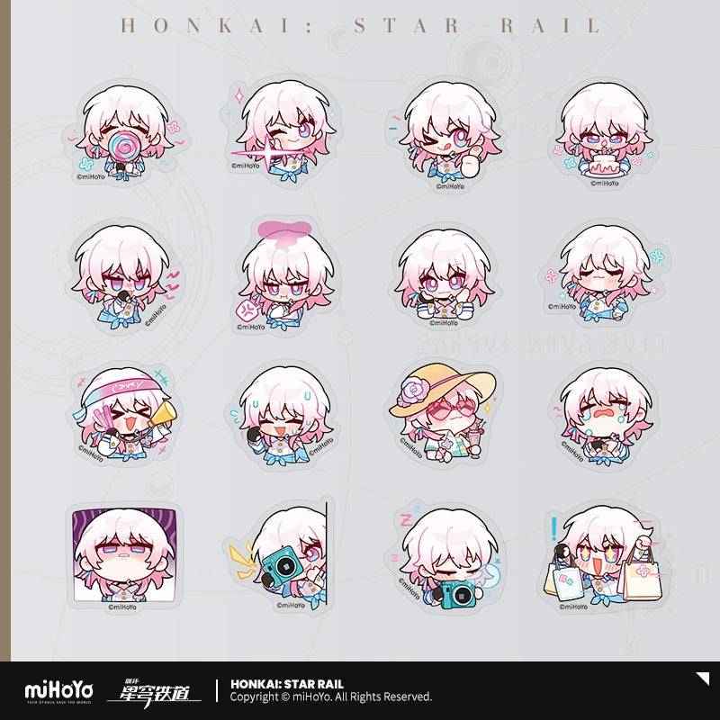 Honkai: Star Rail Pom-Pom Exhibition Hall Series Q Sticker Pack