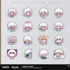 Honkai: Star Rail Pom-Pom Exhibition Hall Series Q Sticker Pack