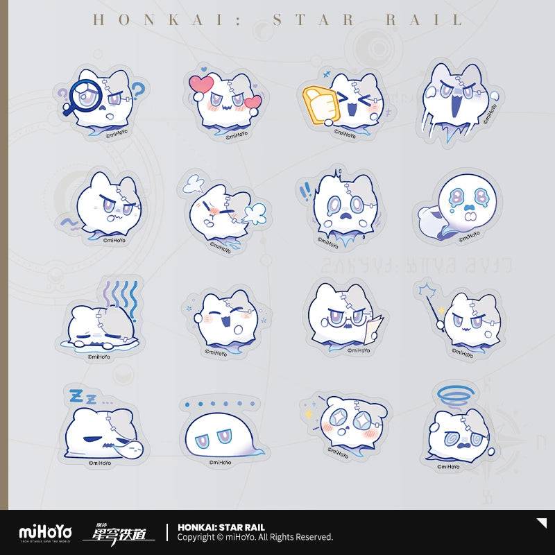 Honkai: Star Rail Pom-Pom Exhibition Hall Series Q Sticker Pack