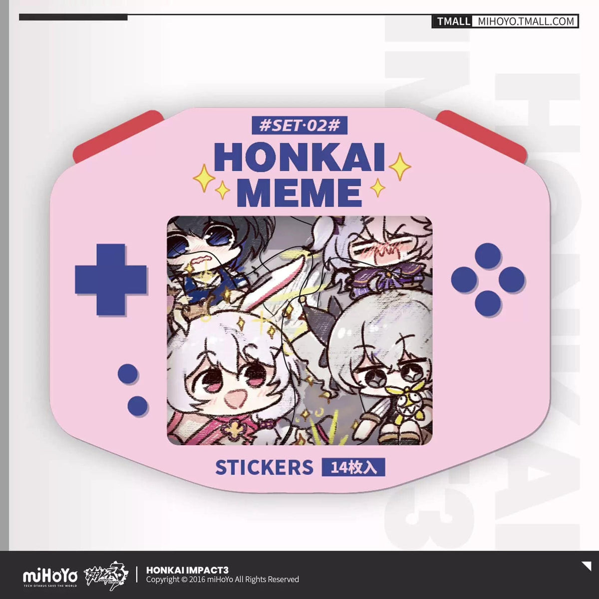 Honkai Impact 3rd Meme Emoji Sticker Set