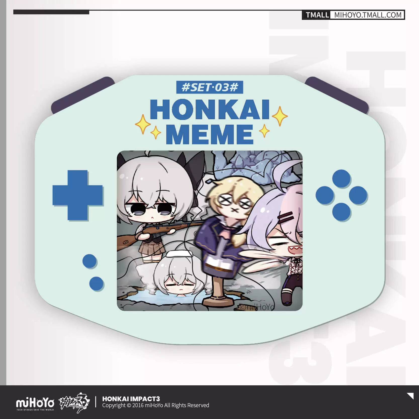 Honkai Impact 3rd Meme Emoji Sticker Set