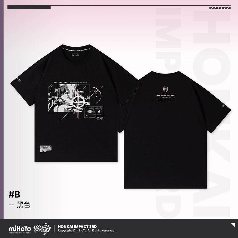 Honkai Impact 3rd Elysia Because of You Theme T-Shirt - Pardo's Shop