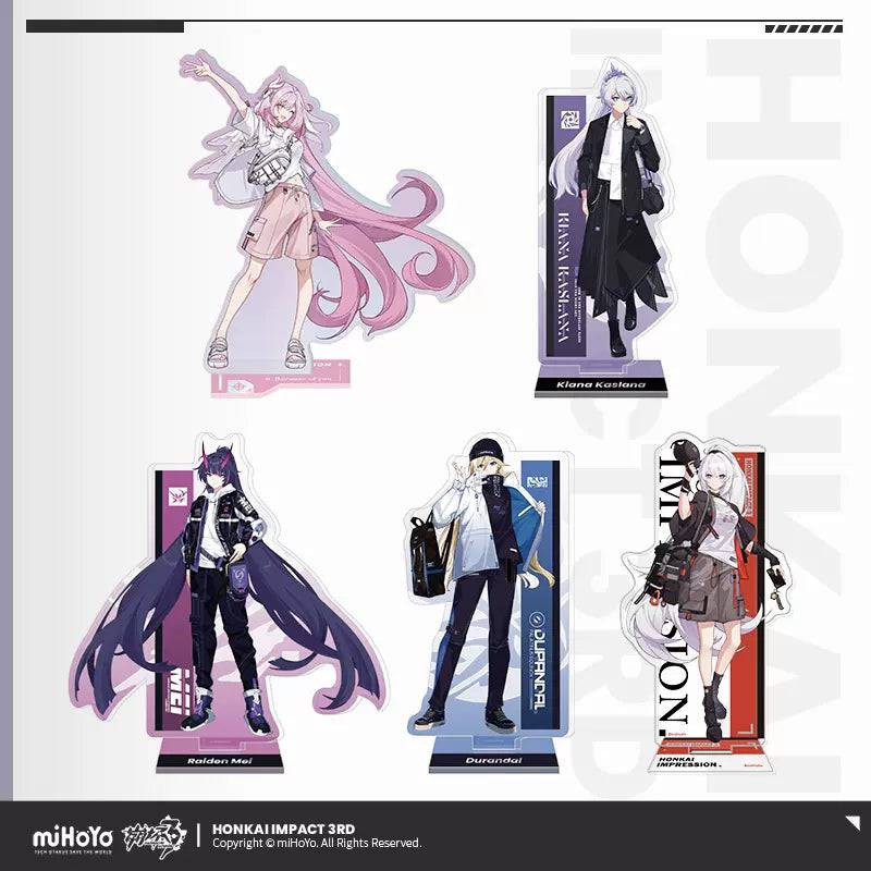 Honkai Impact 3rd Acrylic Stand Street Clothes Series - Anime Gaming Merchandise - Anime Merch - Metal Poster - Pardo's Shop