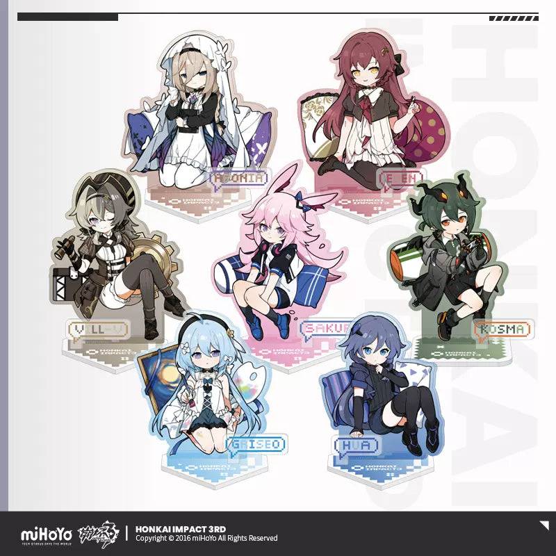 Honkai Impact 3rd Acrylic Stand Little Flame Chasers Series - Anime Gaming Merchandise - Anime Merch - Metal Poster - Pardo's Shop